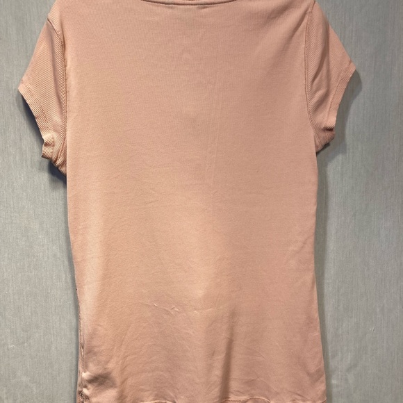 LAUREN RALPH LAUREN PEACH 100% COTTON TOP SIZE LARGE - Picture 6 of 7